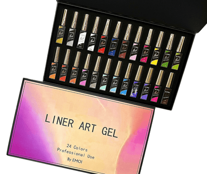 EMOI Liner Art Gel 24 Colours - EMOI SUPPLY