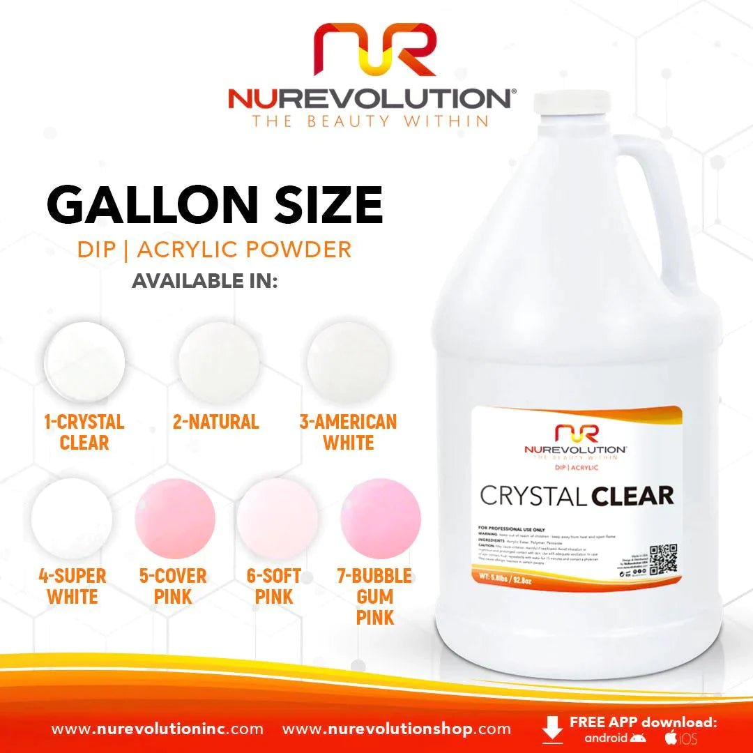 NuRevolution Dip|Acrylic Powder Foundation Clear Collection - EMOI SUPPLY