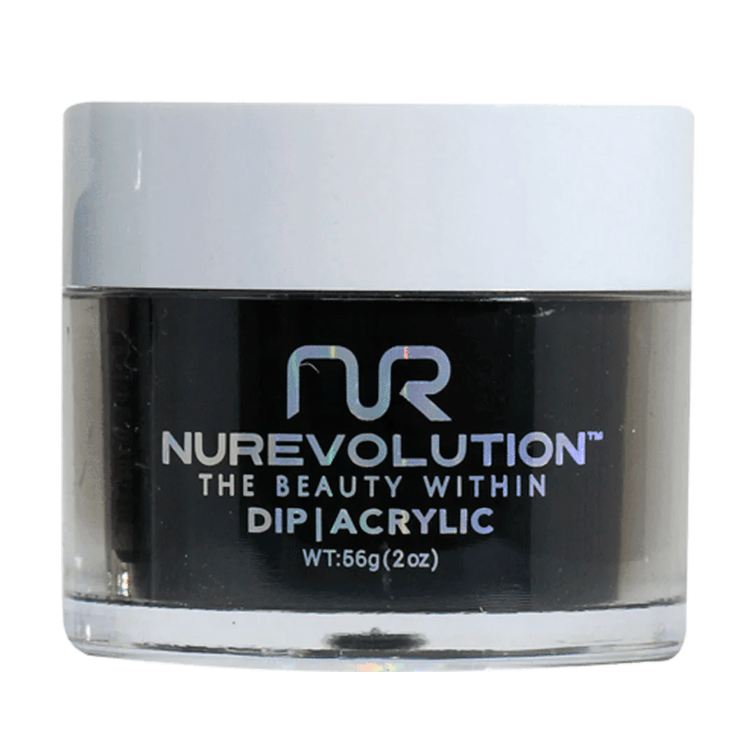 NuRevolution Trio Dip/Acrylic Powder 002 Blackout - EMOI SUPPLY