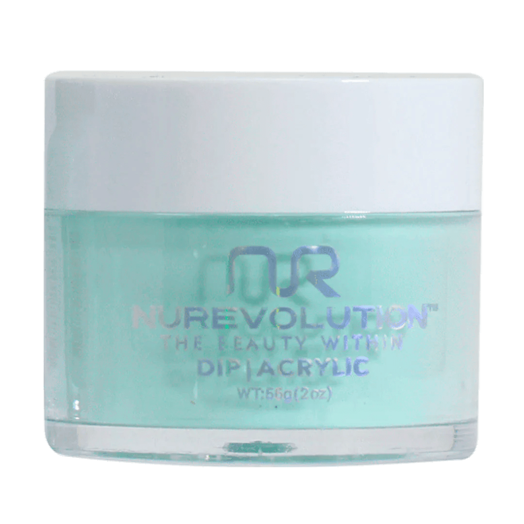 NuRevolution Trio Dip/Acrylic Powder 004 Mint - to - Be - EMOI SUPPLY