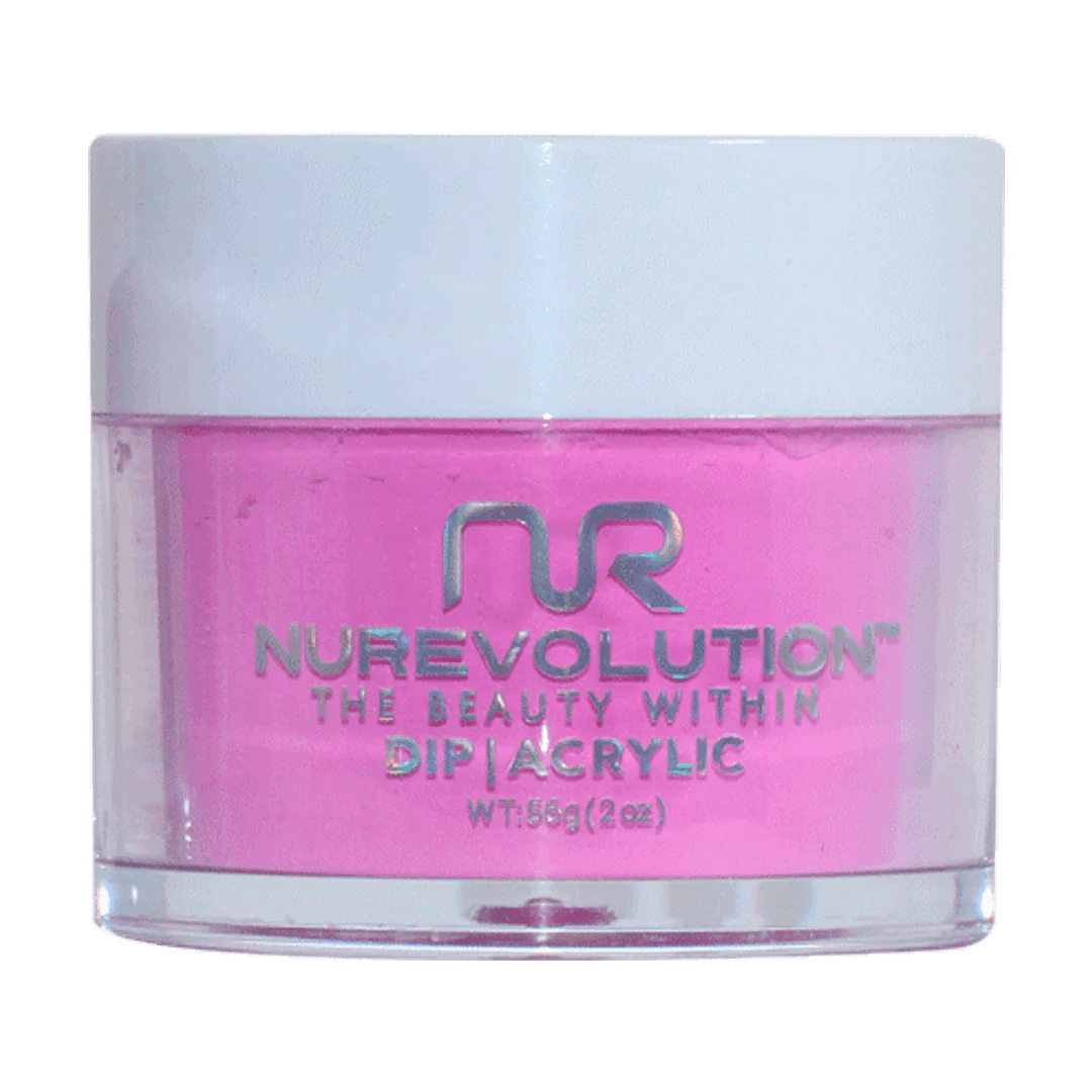 NuRevolution Trio Dip/Acrylic Powder 017 Fuchisia Pop - EMOI SUPPLY