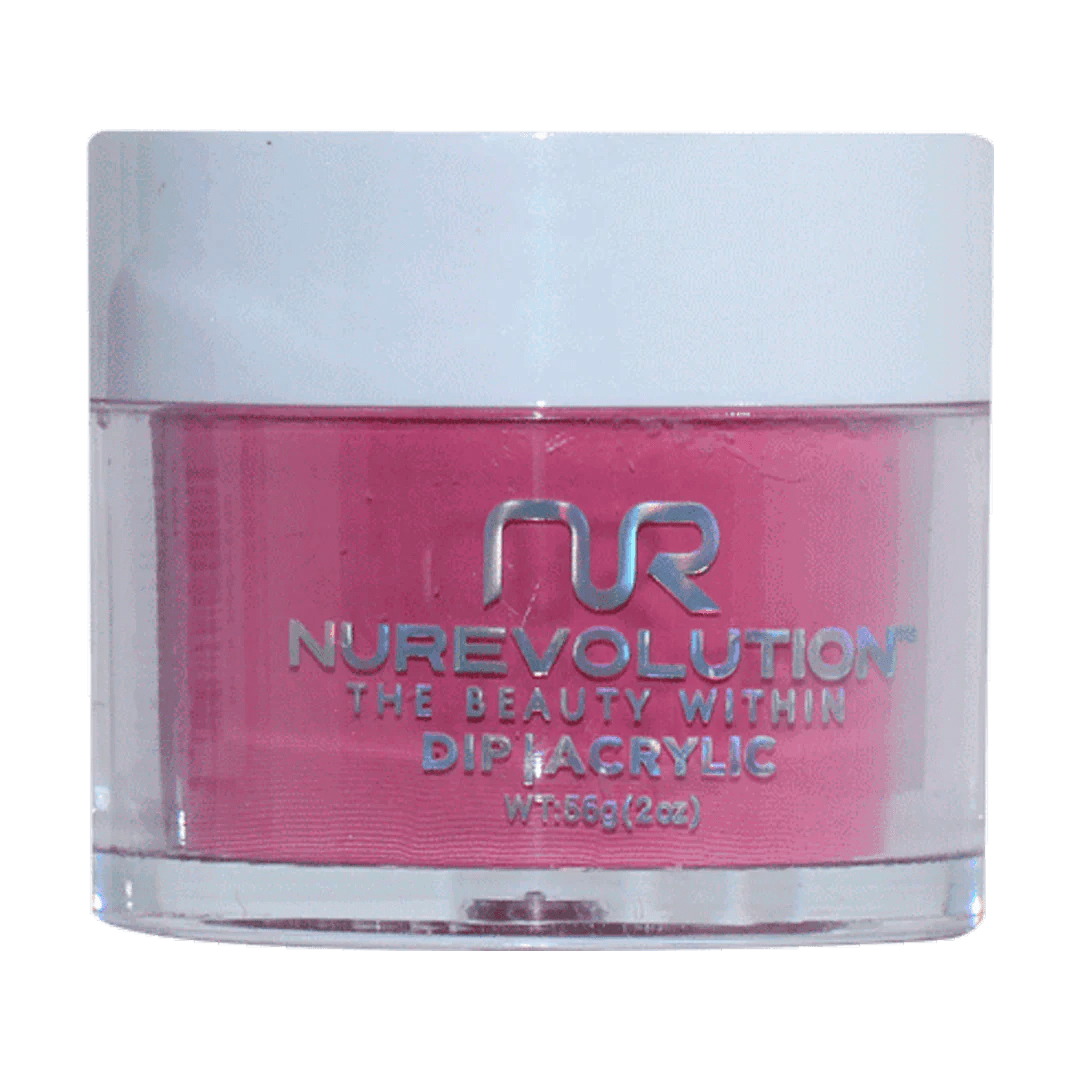 NuRevolution Trio Dip/Acrylic Powder 018 Red - y or Not - EMOI SUPPLY