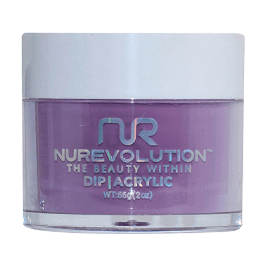 NuRevolution Trio Dip/Acrylic Powder 021 Purple Please - EMOI SUPPLY