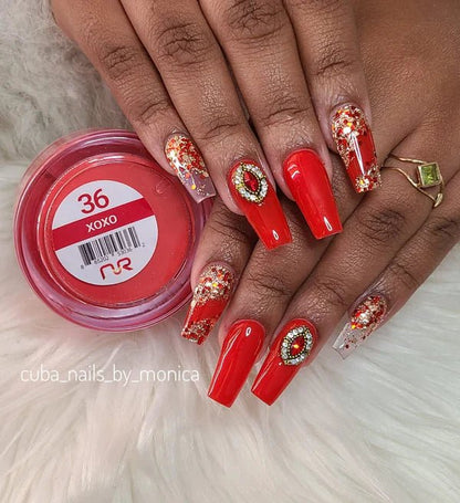 NuRevolution Trio Dip/Acrylic Powder 036 XOXO - EMOI SUPPLY