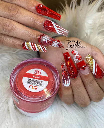 NuRevolution Trio Dip/Acrylic Powder 036 XOXO - EMOI SUPPLY