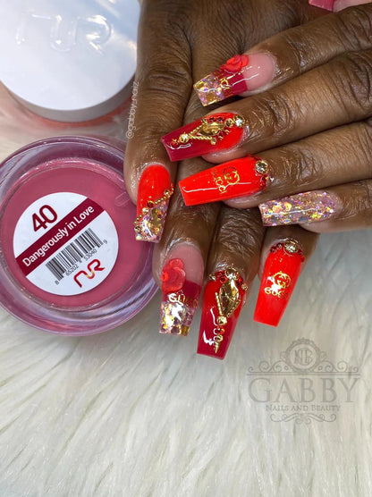 NuRevolution Trio Dip/Acrylic Powder 040 Dangerouly in Love - EMOI SUPPLY