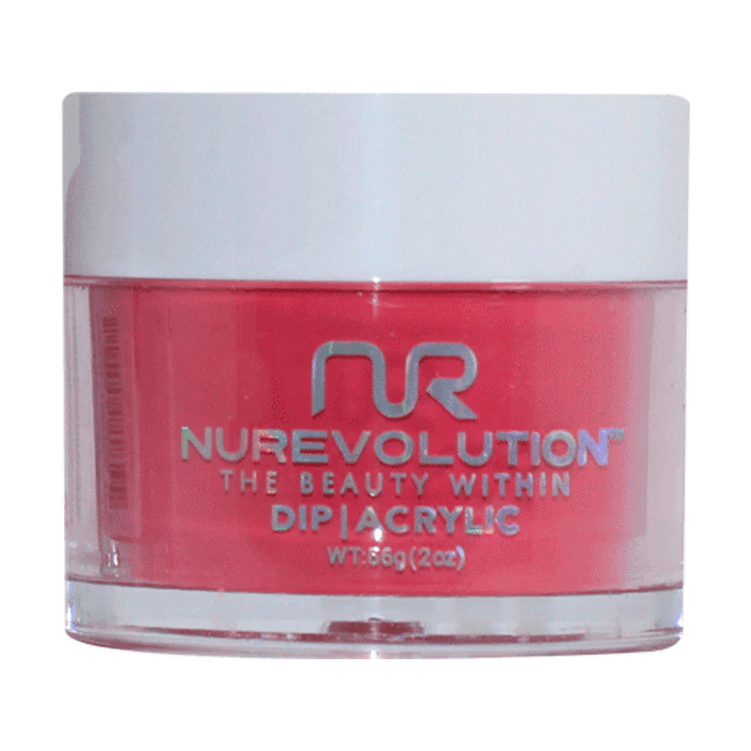 NuRevolution Trio Dip/Acrylic Powder 042 Berry Red - EMOI SUPPLY