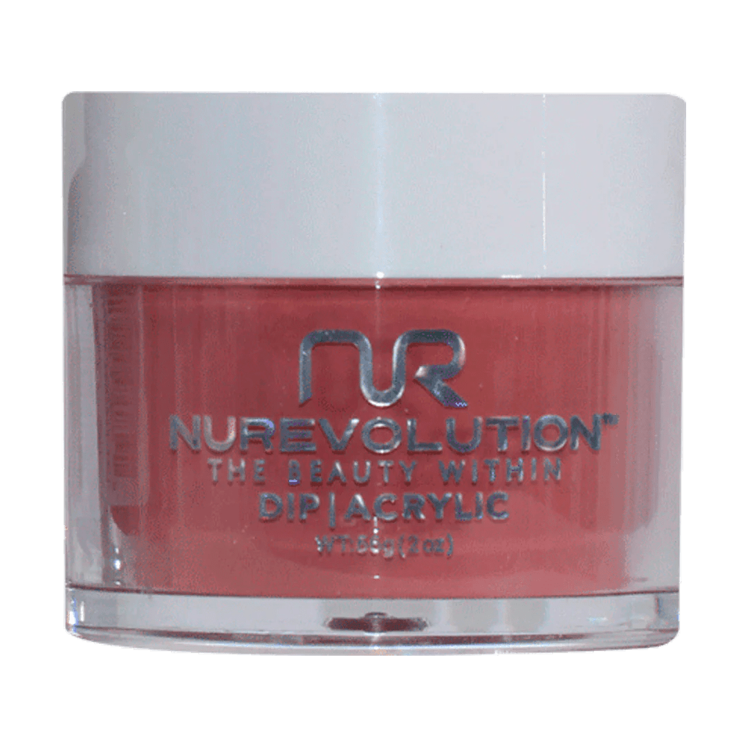 NuRevolution Trio Dip/Acrylic Powder 058 Royal Red - EMOI SUPPLY