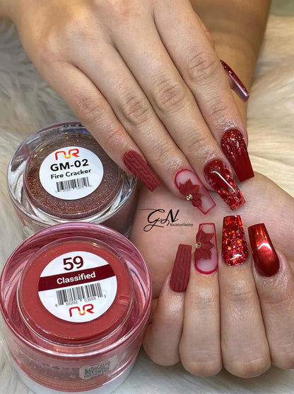 NuRevolution Trio Dip/Acrylic Powder 059 Classified - EMOI SUPPLY