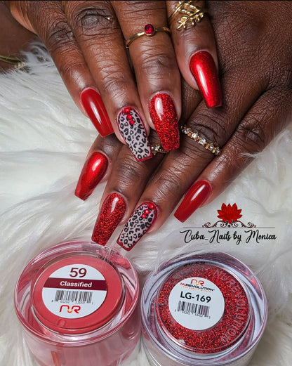 NuRevolution Trio Dip/Acrylic Powder 059 Classified - EMOI SUPPLY