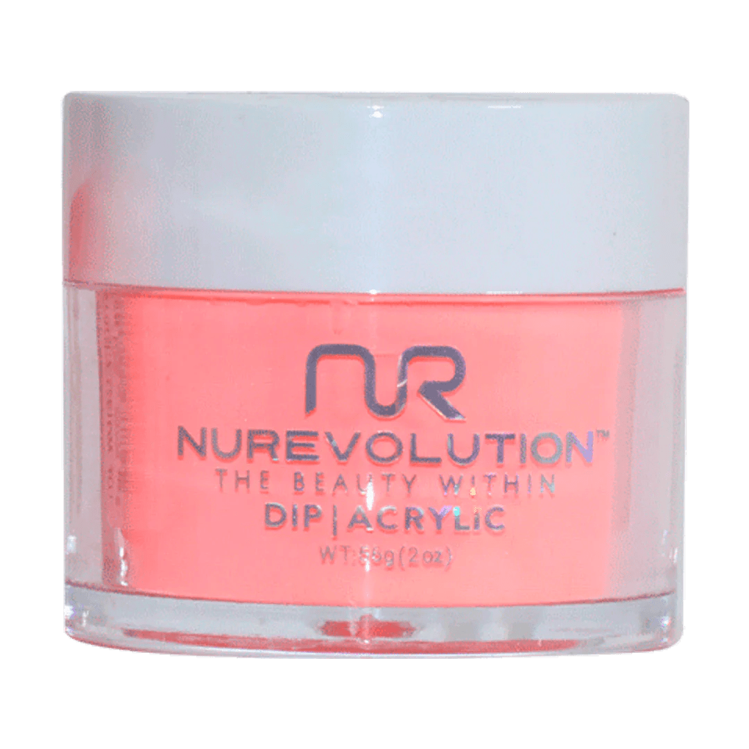 NuRevolution Trio Dip/Acrylic Powder 074 Flaming Red - EMOI SUPPLY