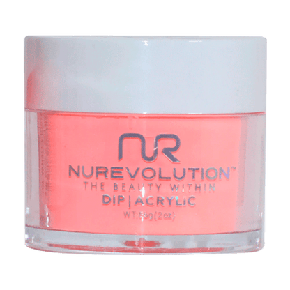 NuRevolution Trio Dip/Acrylic Powder 074 Flaming Red - EMOI SUPPLY