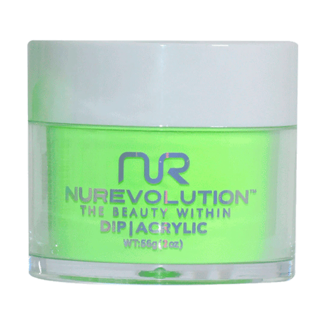 NuRevolution Trio Dip/Acrylic Powder 077 Limelight - EMOI SUPPLY