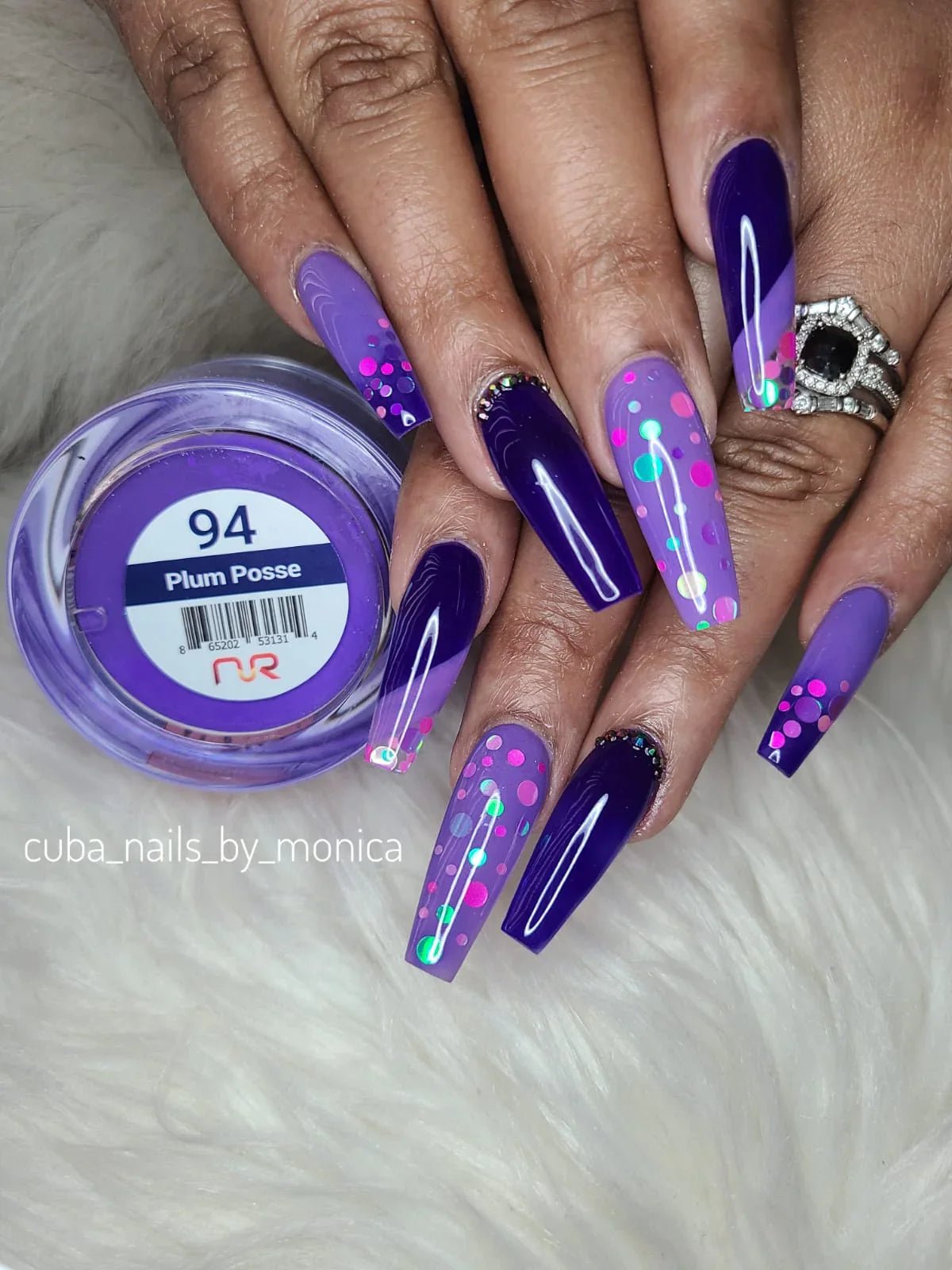 NuRevolution Trio Dip/Acrylic Powder 094 Plump Posse - EMOI SUPPLY