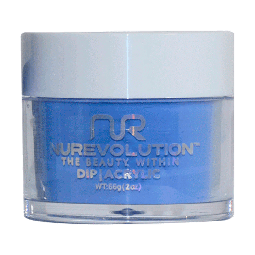 NuRevolution Trio Dip/Acrylic Powder 096 Bluetini - EMOI SUPPLY