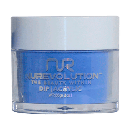 NuRevolution Trio Dip/Acrylic Powder 096 Bluetini - EMOI SUPPLY