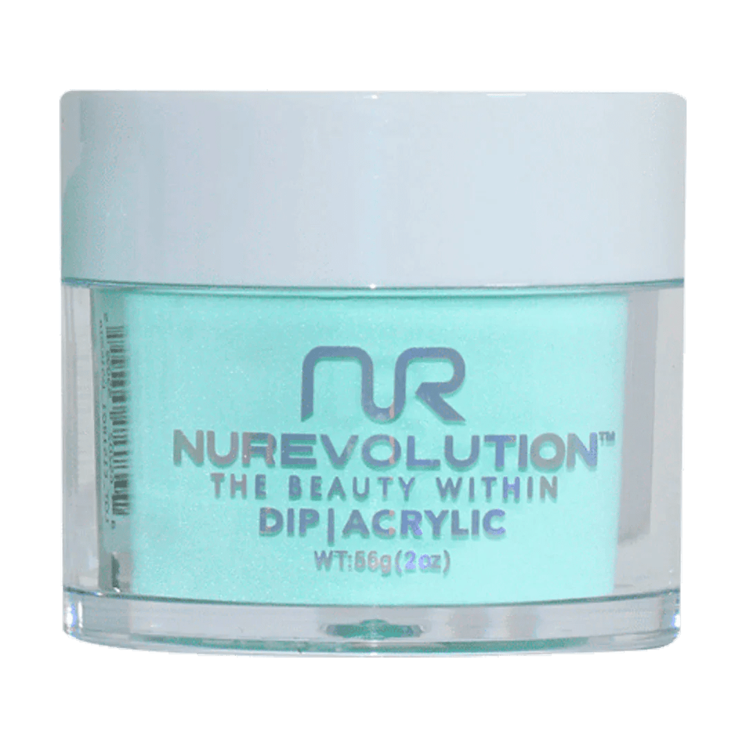 NuRevolution Trio Dip/Acrylic Powder 099 Cool Mint - EMOI SUPPLY