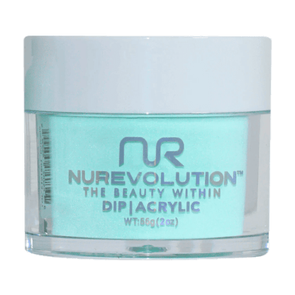 NuRevolution Trio Dip/Acrylic Powder 099 Cool Mint - EMOI SUPPLY