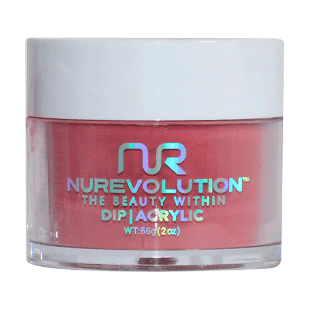 NuRevolution Trio Dip/Acrylic Powder 123 Cranberry Sauce - EMOI SUPPLY
