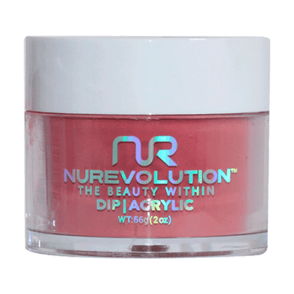 NuRevolution Trio Dip/Acrylic Powder 123 Cranberry Sauce - EMOI SUPPLY