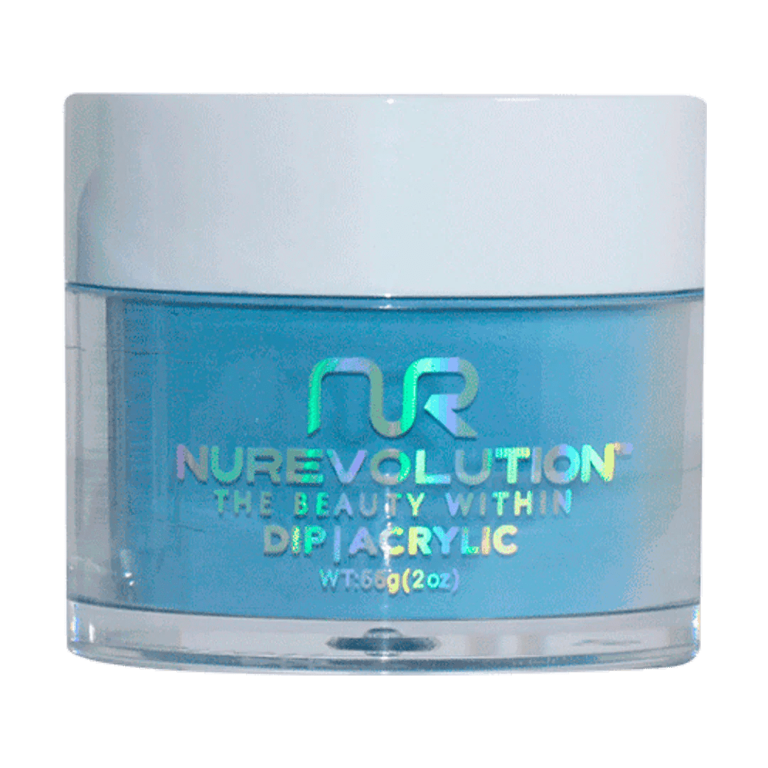 NuRevolution Trio Dip/Acrylic Powder 126 Feeling Bleu - EMOI SUPPLY