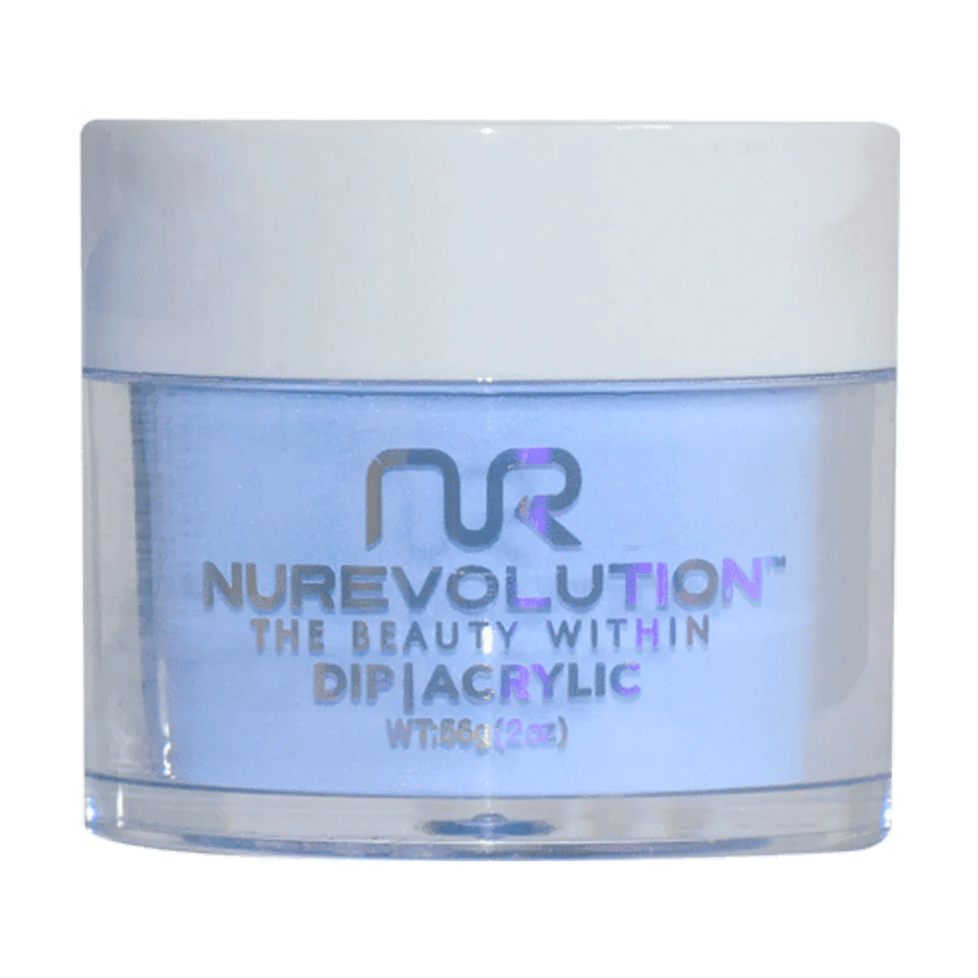 NuRevolution Trio Dip/Acrylic Powder 132 Peek - a - Blue - EMOI SUPPLY