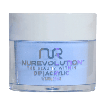 NuRevolution Trio Dip/Acrylic Powder 132 Peek - a - Blue - EMOI SUPPLY
