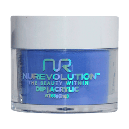 NuRevolution Trio Dip/Acrylic Powder 145 Blue Me Away - EMOI SUPPLY