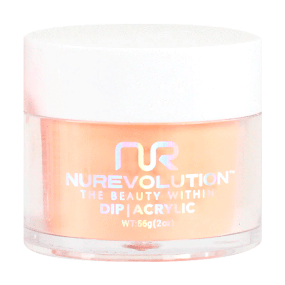 NuRevolution Trio Dip/Acrylic Powder 176 Papaya - EMOI SUPPLY