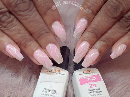NuRevolution Trio Duo Gel &amp; Lacquer 001 Whiteout - EMOI SUPPLY