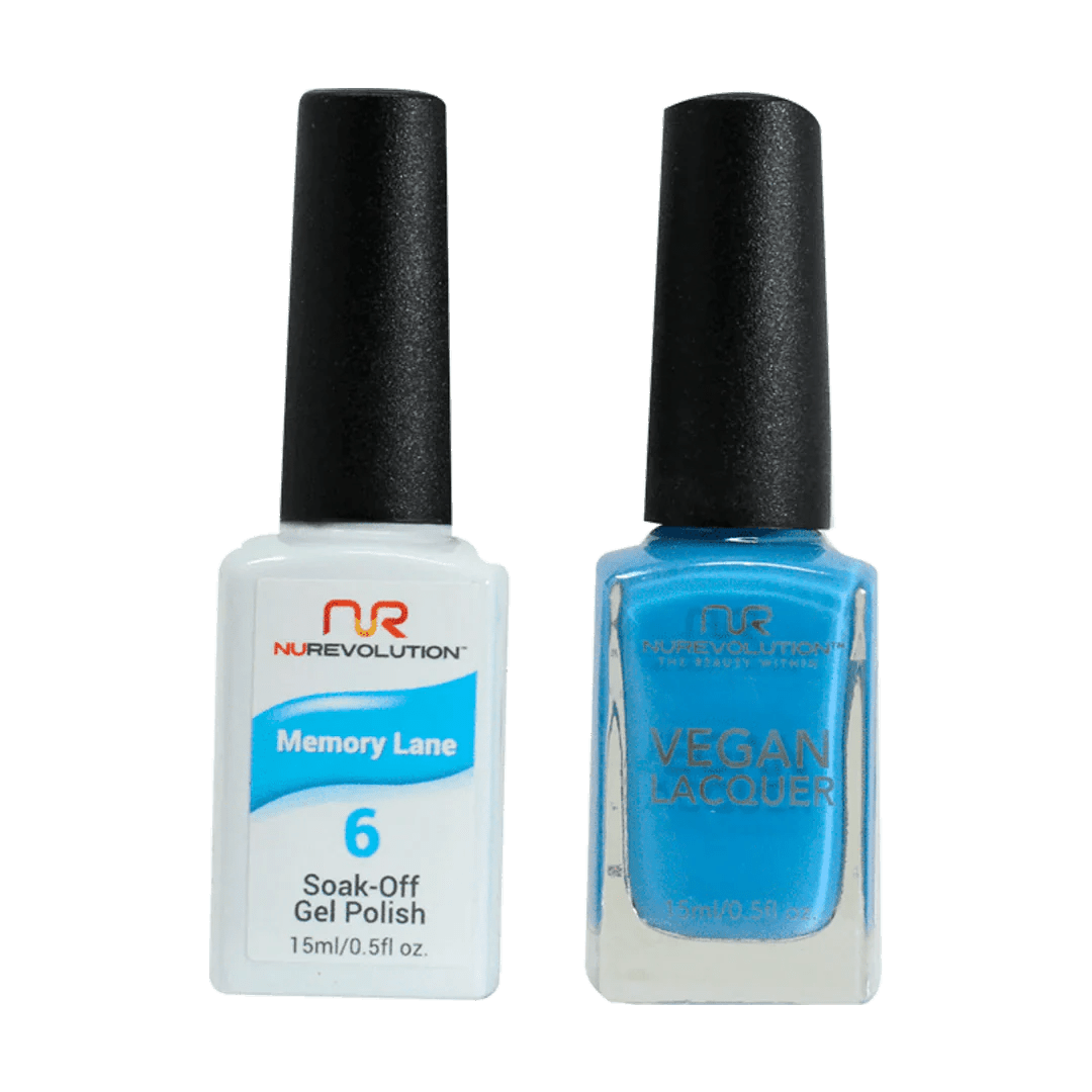 NuRevolution Trio Duo Gel &amp; Lacquer 006 Memory Lane - EMOI SUPPLY
