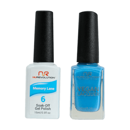 NuRevolution Trio Duo Gel &amp; Lacquer 006 Memory Lane - EMOI SUPPLY