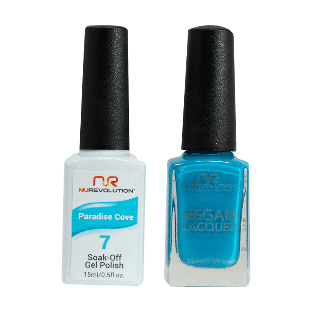 NuRevolution Trio Duo Gel &amp; Lacquer 007 Paradise Cove - EMOI SUPPLY