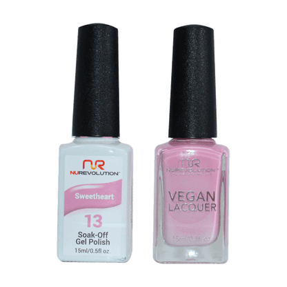 NuRevolution Trio Duo Gel &amp; Lacquer 013 Sweetheart Gel - EMOI SUPPLY