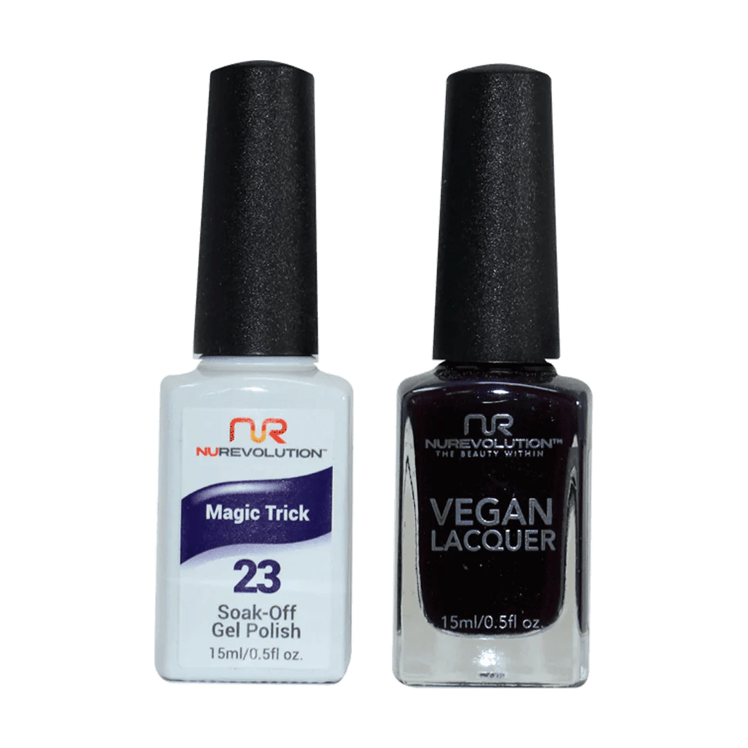 NuRevolution Trio Duo Gel &amp; Lacquer 023 Magic Trick - EMOI SUPPLY