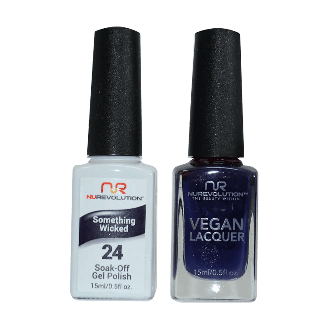 NuRevolution Trio Duo Gel &amp; Lacquer 024 Something Wicked - EMOI SUPPLY