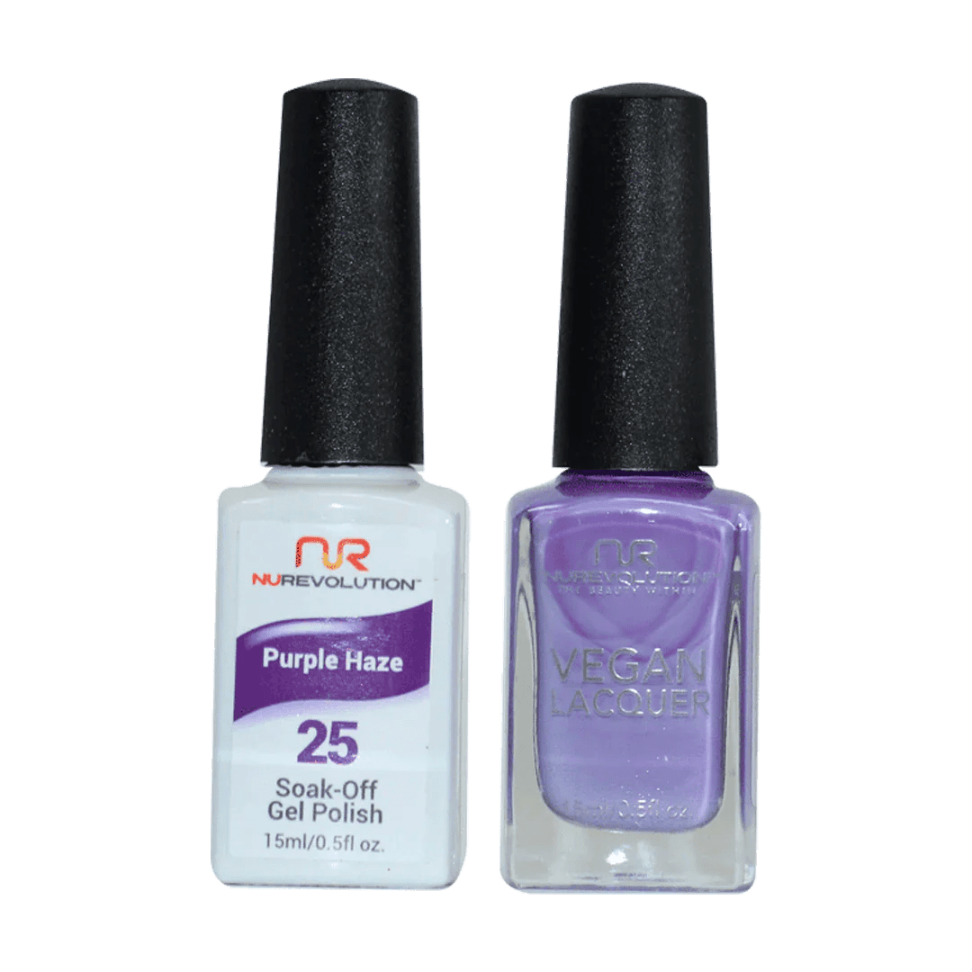 NuRevolution Trio Duo Gel & Lacquer 025 Purple Haze - EMOI SUPPLY