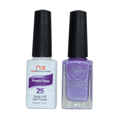 NuRevolution Trio Duo Gel &amp; Lacquer 025 Purple Haze - EMOI SUPPLY