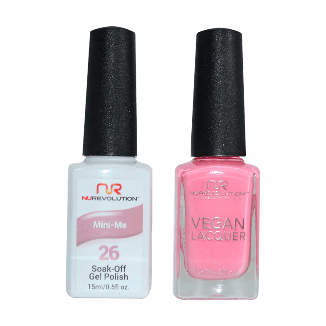 NuRevolution Trio Duo Gel &amp; Lacquer 026 Mini - Me - EMOI SUPPLY