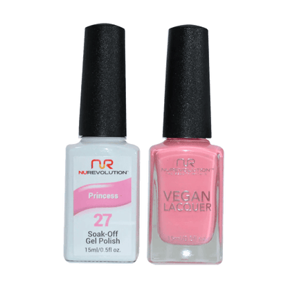 NuRevolution Trio Duo Gel &amp; Lacquer 027 Princess Gel - EMOI SUPPLY