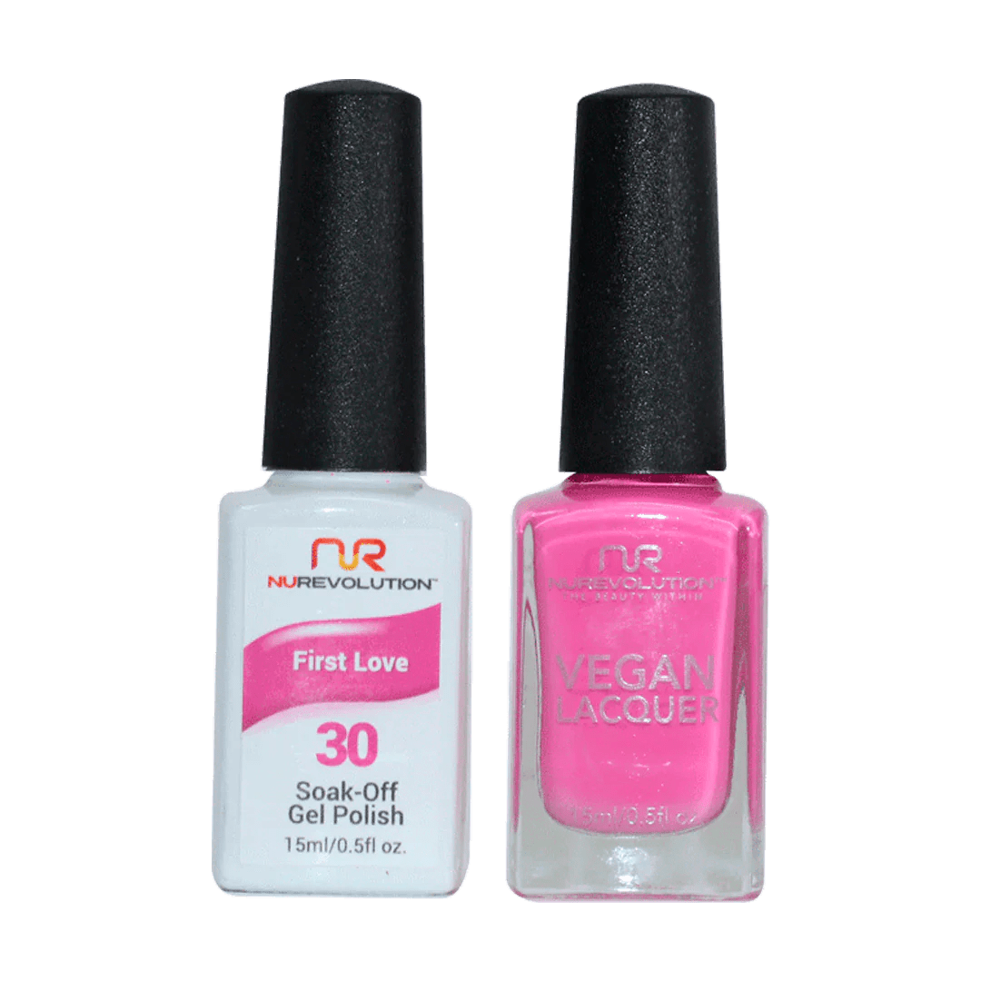 NuRevolution Trio Duo Gel &amp; Lacquer 030 First Love - EMOI SUPPLY