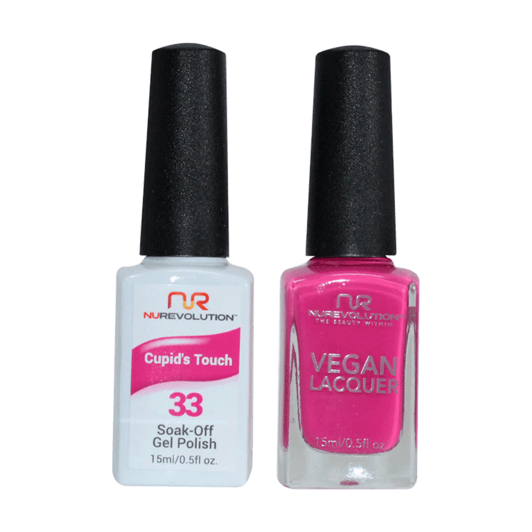 NuRevolution Trio Duo Gel &amp; Lacquer 033 Cupid&