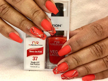 NuRevolution Trio Duo Gel &amp; Lacquer 037 She&