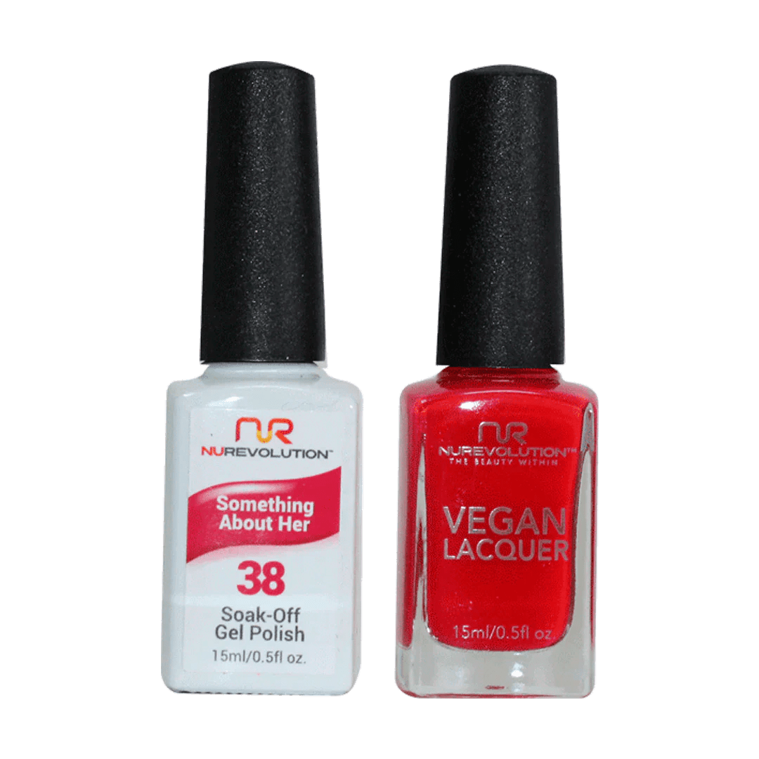 NuRevolution Trio Duo Gel &amp; Lacquer 038 Something About Her - EMOI SUPPLY