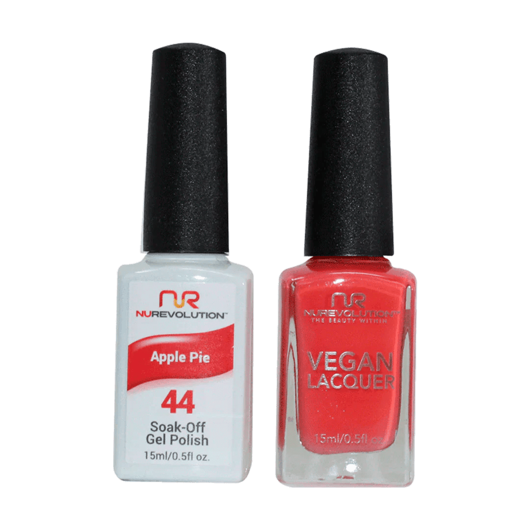 NuRevolution Trio Duo Gel &amp; Lacquer 044 Apple Pie - EMOI SUPPLY
