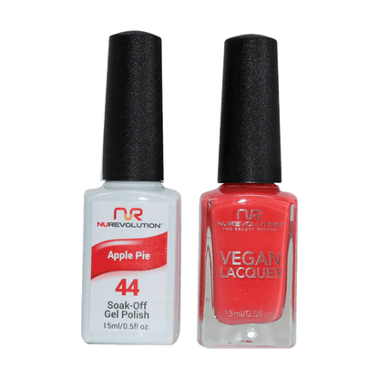 NuRevolution Trio Duo Gel &amp; Lacquer 044 Apple Pie - EMOI SUPPLY