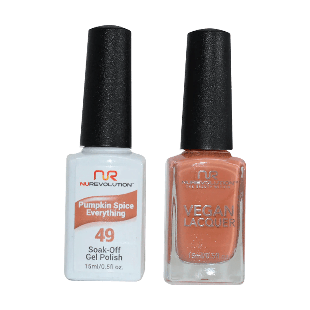NuRevolution Trio Duo Gel & Lacquer 049 Pumkin Spice - EMOI SUPPLY