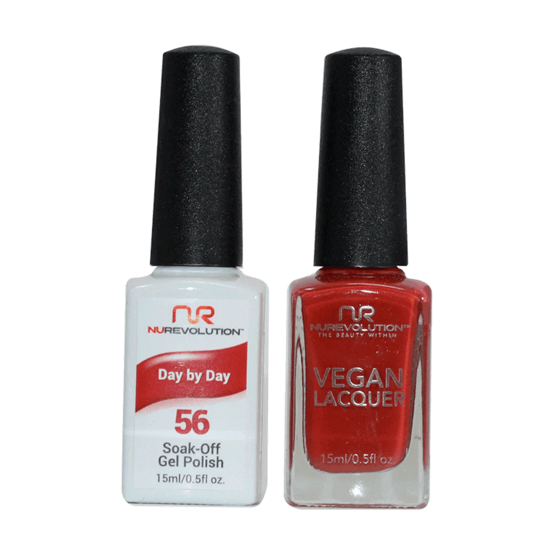 NuRevolution Trio Duo Gel &amp; Lacquer 056 Day By Day - EMOI SUPPLY