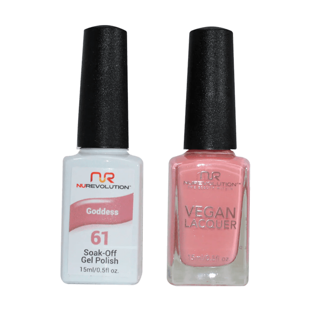 NuRevolution Trio Duo Gel &amp; Lacquer 061 Goddess - EMOI SUPPLY