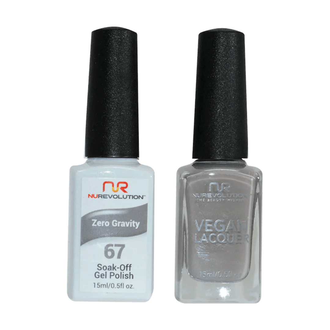 NuRevolution Trio Duo Gel &amp; Lacquer 067 Zero Gravity - EMOI SUPPLY